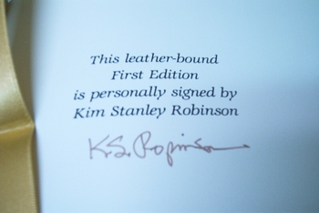Kim Stanley Robinson signed