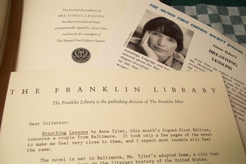 Franklin Library Anne Tyler