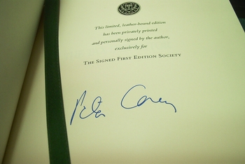 Peter Carey signed