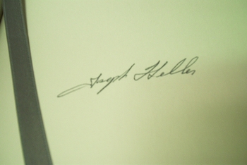 Joseph Heller signed