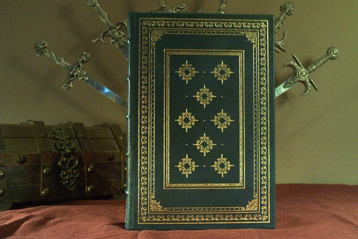 Leather bound book Isaac Bashevis Singer