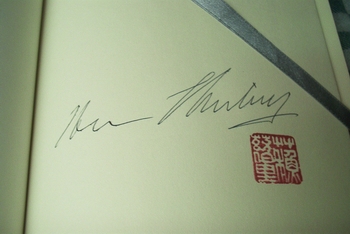 Harrison E. Salisbury signed
