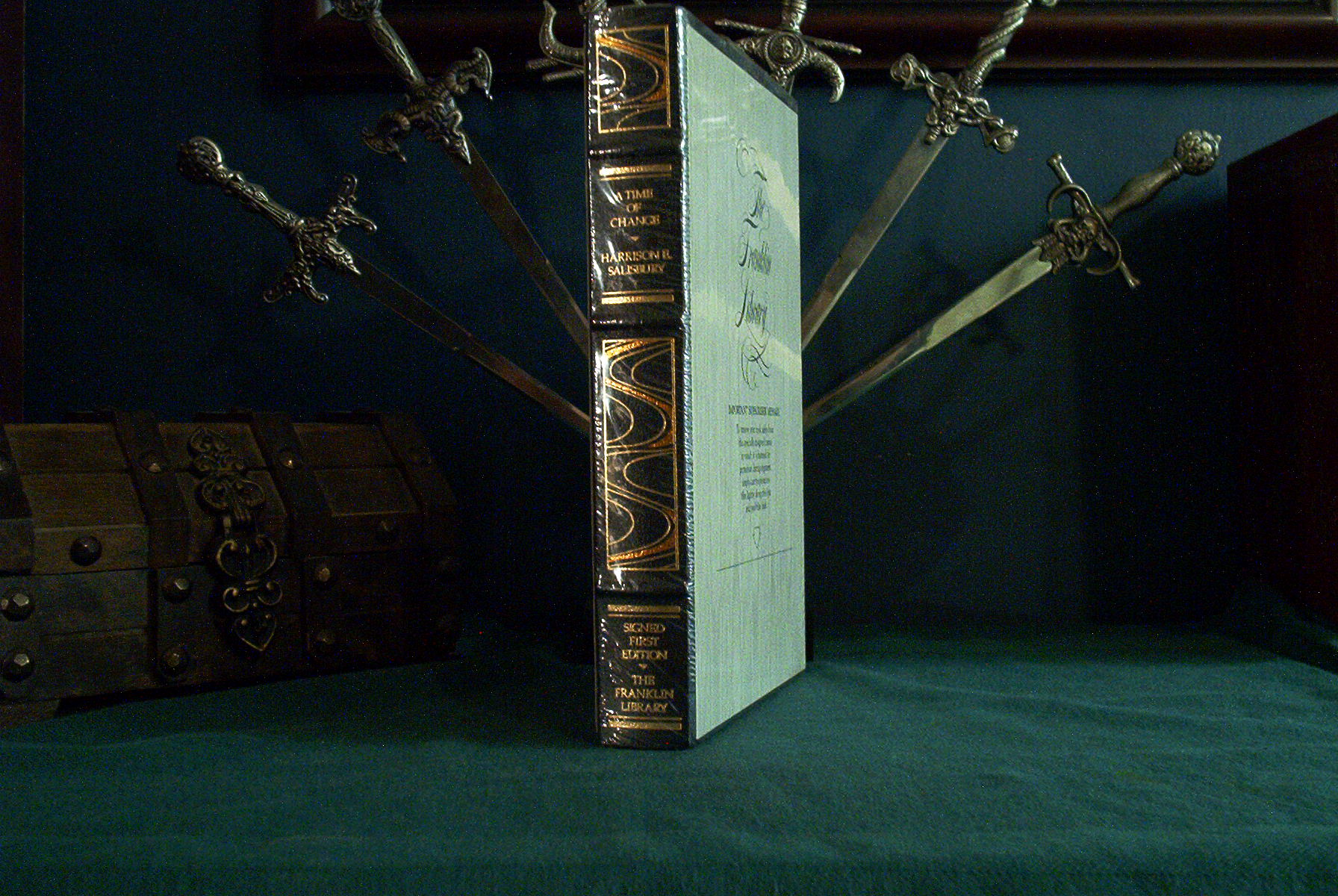 A Time of Change leather bound book