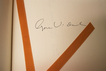 Gore Vidal signed