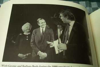 President Donald Trump and George Bush