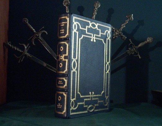 Leather bound book The Beggarman Thief