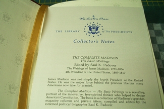 President James Madison library
