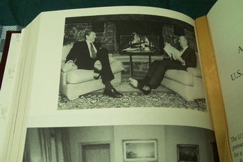 President Ronald Reagan meeting Gorbachev